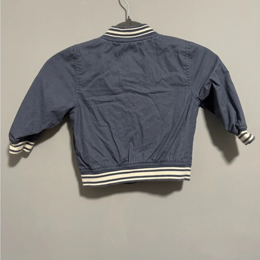 Baby GAP Blue and White Jacket- Size 2 years